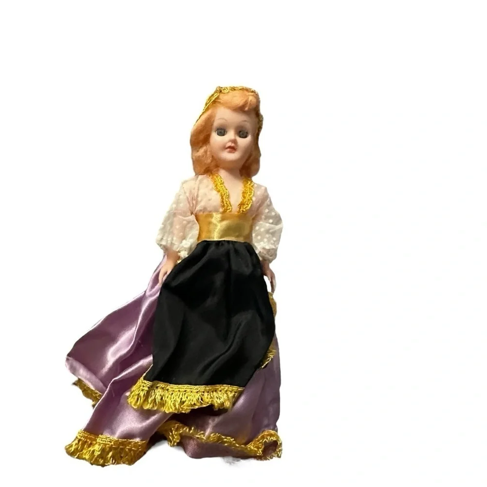 Vintage Set of Four Colorful 1970's Dolls